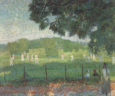 Frederick spencer gore The Cricket Match (nn02) oil painting image